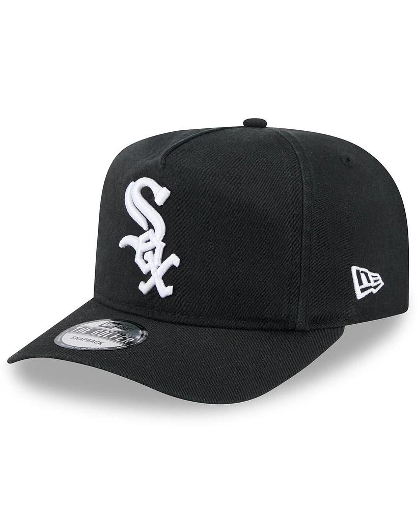 New Era Men's Black Chicago White Sox 2025 Jackie Robinson Day Golfer Adjustable Hat