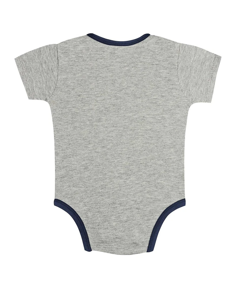 Outerstuff Newborn Infant Gray/White Seattle Mariners Play Ball Bodysuit Set 2-Pack
