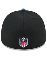 New Era Men's Black/Royal Indianapolis Colts 2025 Nfl Draft On Stage A-Frame 59FIFTY Fitted Hat