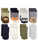 Luvable Friends Baby Boys Essential 16-Pack Terry Socks