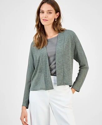 Kasper Women's Long Sleeve Sheer Cardigan