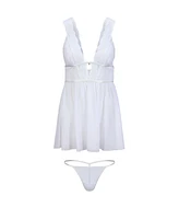 Adore Me Women's Adalee Babydoll & G-String Set Lingerie