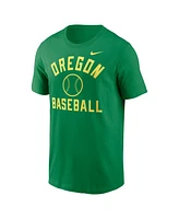 Nike Men's Green Oregon Ducks Essential Baseball Arch T-Shirt