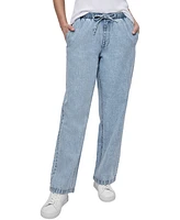 Dkny Jeans Women's High Rise Drawstring-Waist Cotton
