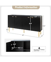 Brian 63"Wide 4 Door Sideboard