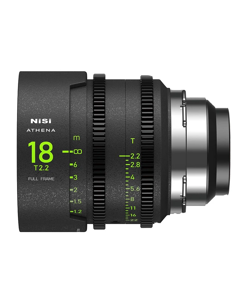 NiSi Athena Prime Cine Master 8-Lens Kit with 14mm T2.4, 25mm, 35mm, 40mm, 50mm, 85mm T1.9, 18mm, 135mm T2.2 Lens, Includes Filter Holder, Pl Mount