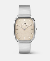 Daniel Wellington Men's Analog Silver-Tone Stainless Steel Watch