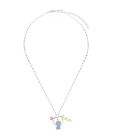 Disney Cubic Zirconia Lilo and Stitch Pendant Necklace