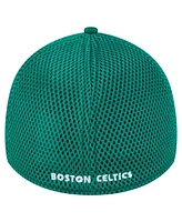 New Era Men's Kelly Green Boston Celtics Subtle Camo 39THIRTY Flex Hat
