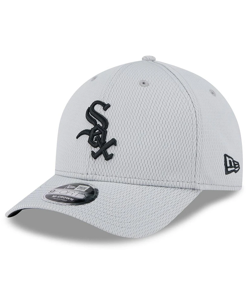 New Era Men's Gray Chicago White Sox 2025 Mlb Clubhouse 9FORTY M-Crown Adjustable Hat
