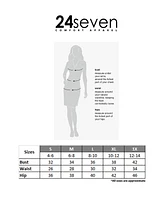 24seven Comfort Apparel Women's Elbow Sleeve Casual Tunic Scoop Neckline Top