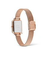 Daniel Wellington Women's Analog Rose Gold Tone Stainless-Steel Watch