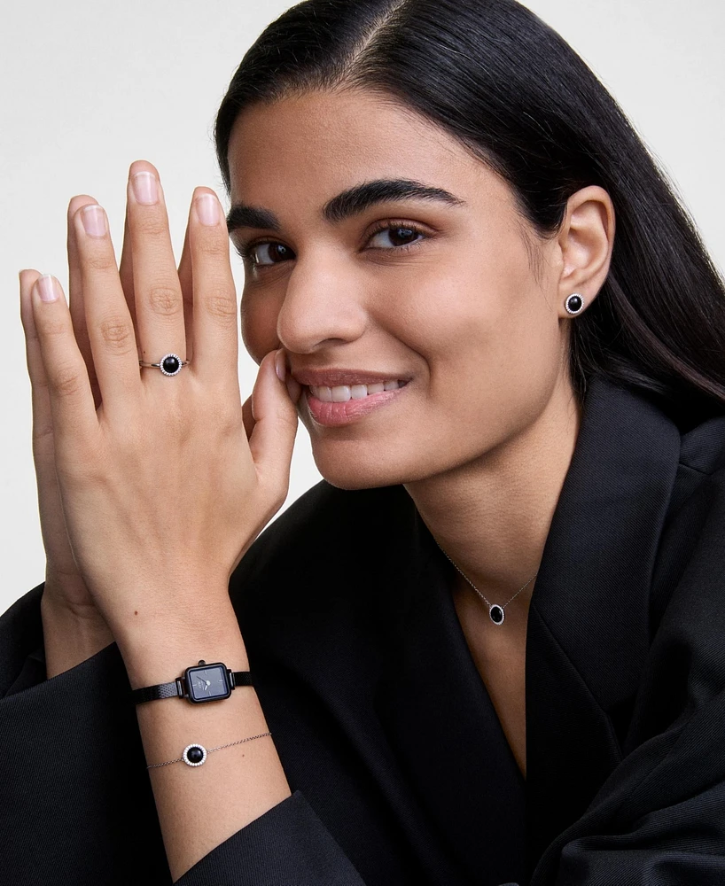 Daniel Wellington Women's Analog Black Stainless-Steel Watch, 16mm