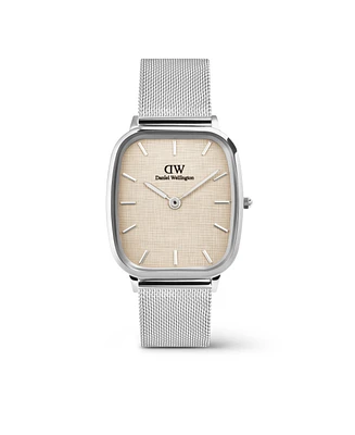 Daniel Wellington Men's Analog Silver-Tone Stainless Steel Watch