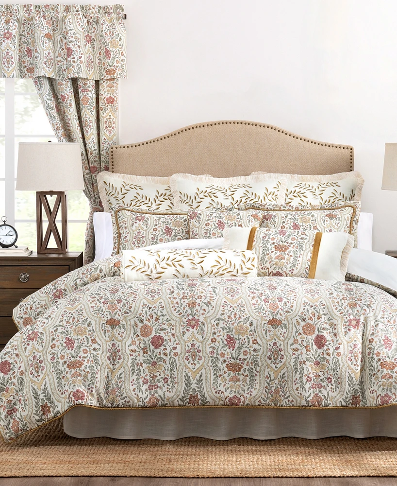 Rose Tree Baroda Floral Window Panel Set, 84" x 50"