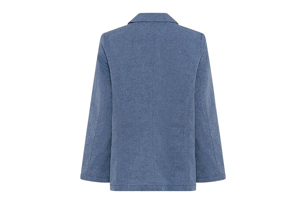 Olsen Women's Classic Cotton Linen Blazer