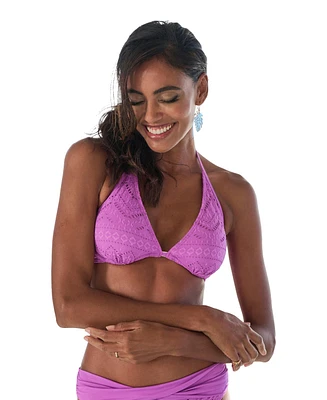 Lascana Women's Crochet Underwire Bikini Swimsuit Top Bra Sizing