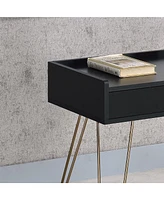 End Table with Drawer for Living Room or Bedroom Storage