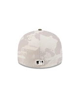 New Era Men's Light Beige/Olive Chicago White Sox 2025 Armed Forces Day 59FIFTY Fitted Hat