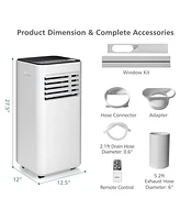 8000 Btu Portable Air Conditioner with Fan