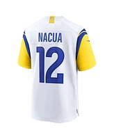 Nike Men's Puka Nacua White Los Angeles Rams Game Player Jersey