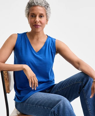 Style & Co Women's V-Neck Tank Top, Exclusively at Macy's