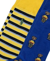 Polo Ralph Lauren Men's 2-Pk. Rl Surf Club Mini Bear Slack Socks