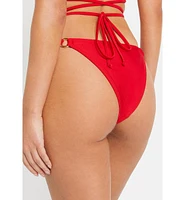 Lscn by Lascana Women's O-Ring Cheeky Bikini Swimsuit Bottom cup sizing