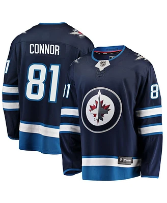 Fanatics Men's Kyle Connor Navy Winnipeg Jets Breakaway Replica Jersey