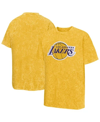 Outerstuff Big Boys and Girls Gold Los Angeles Lakers Rugged Defense T-Shirt