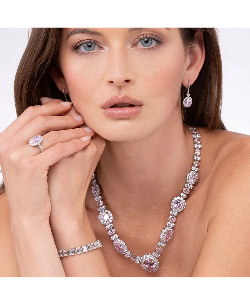 Anna Zuckerman Kennedy Oval Crystalline Ring