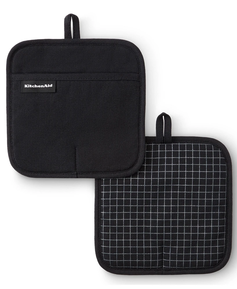 KitchenAid Gourmet Series Gridlines Pot Holder Set, Pack of 2