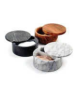 Rsvp International 5 Ounce Marble Salt Box