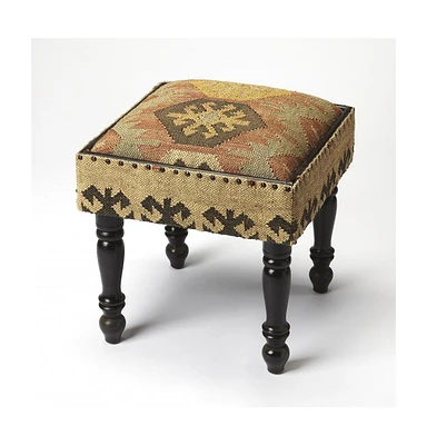Modern Upholstered Ottoman – Linen Accent Bench for Cozy Living Room or Reading Nook