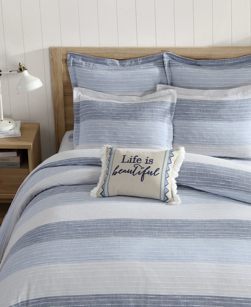 Levtex Sand Stripes 2-Pc. Sham Set, European