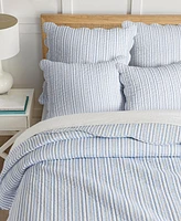 Levtex Martha Stripe Reversible 3-Pc. Quilt Set