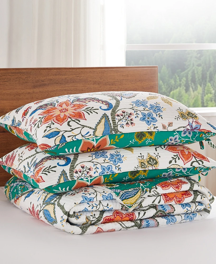 Levtex Carmina Reversible 3-Pc. Quilt Set, King/California King