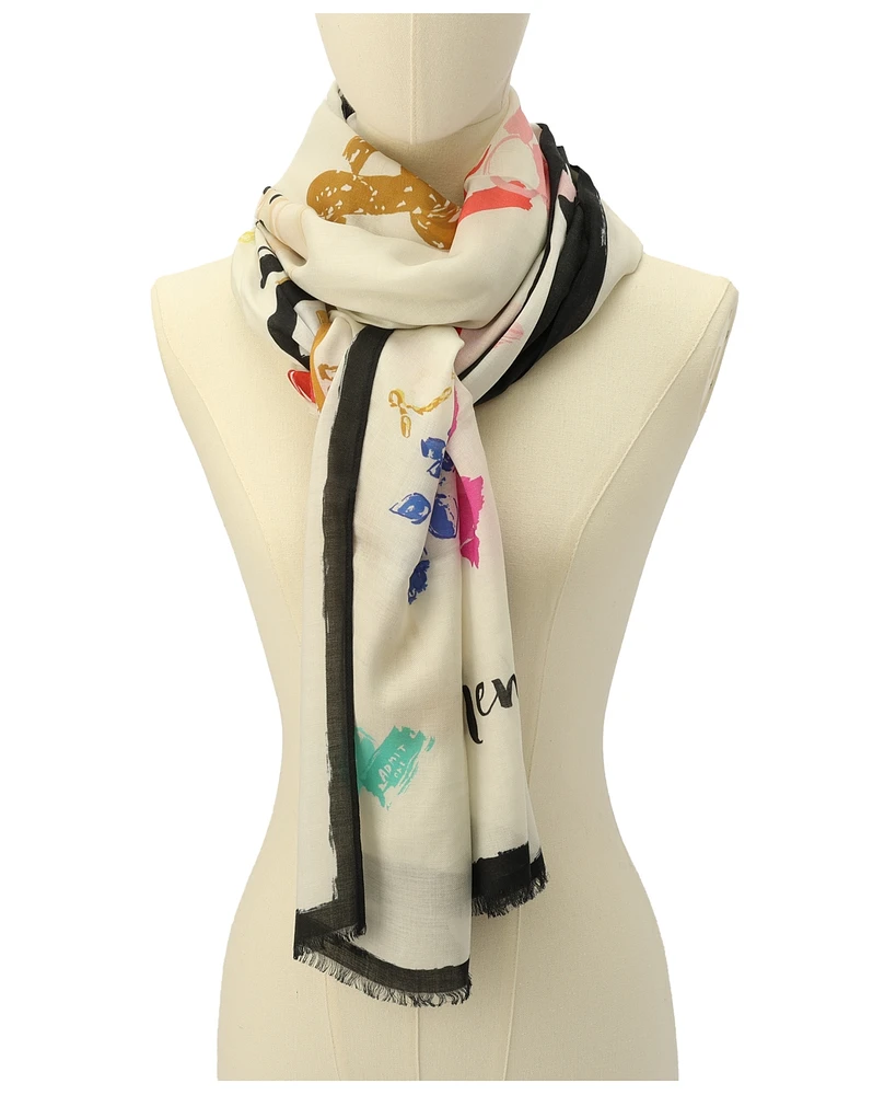 Kate Spade New York Women's Things We Love Oblong Scarf