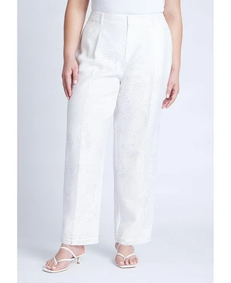 Eloquii Women's Burnout Trouser
