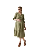 Ingrid + Isabel Maternity Versatile Midi Dress