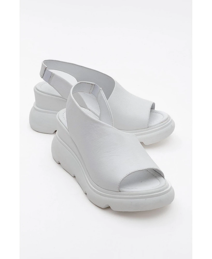 Agusto Leather Platform Sandal (Women)