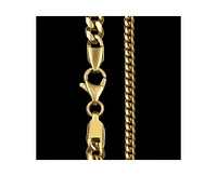 Vincero Men's Cuban Chain – 3mm Silver Curb Link Necklace 22"