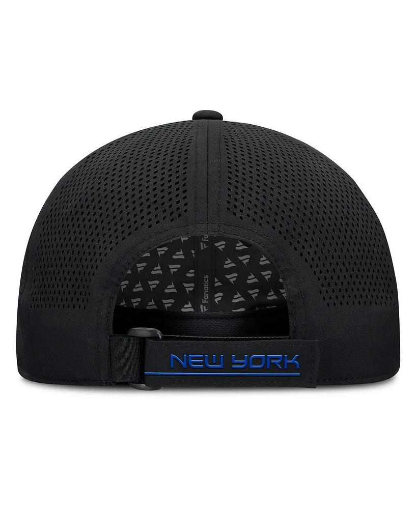 Fanatics Men's Black New York Rangers Driver Adjustable Hat