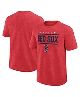 Fanatics Men's Heather Red Boston Red Sox Top Notch T-Shirt