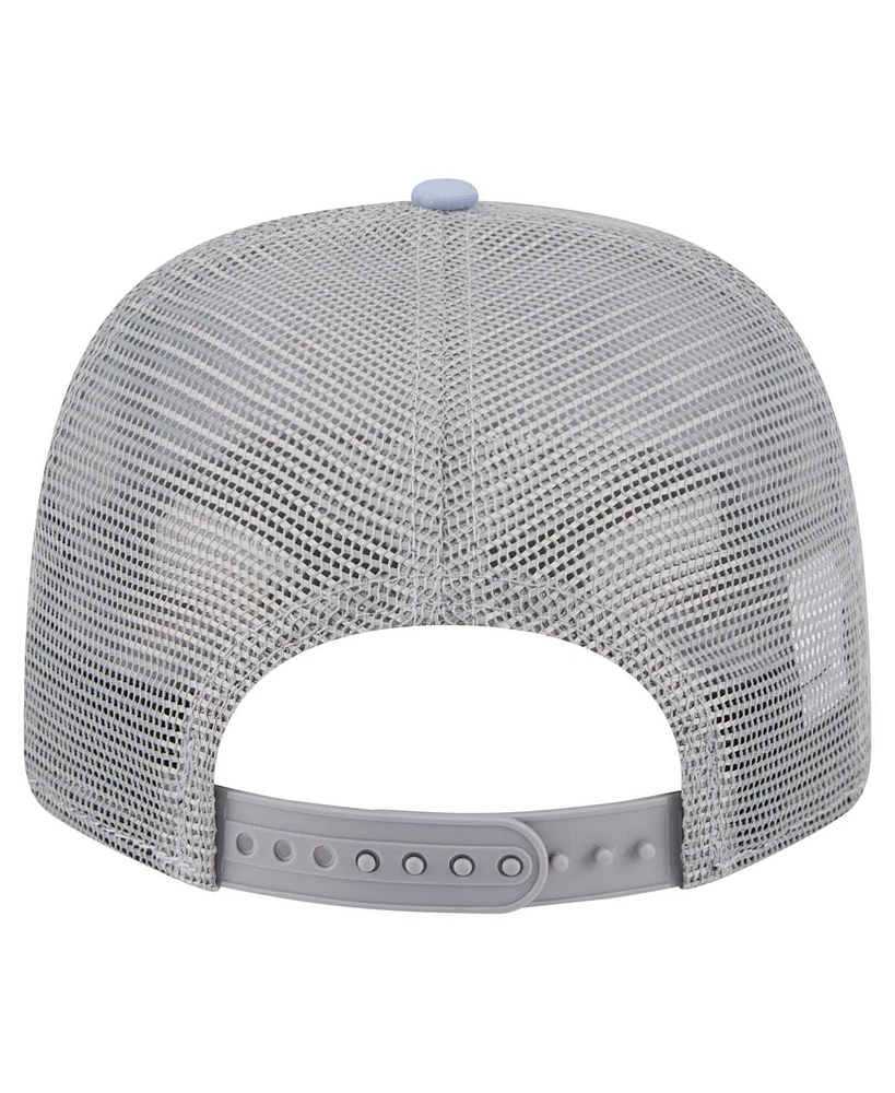 New Era Men's Light Blue/Gray New York Knicks Adventure Aloha Pattern 9SEVENTY Stretch-Snap Hat