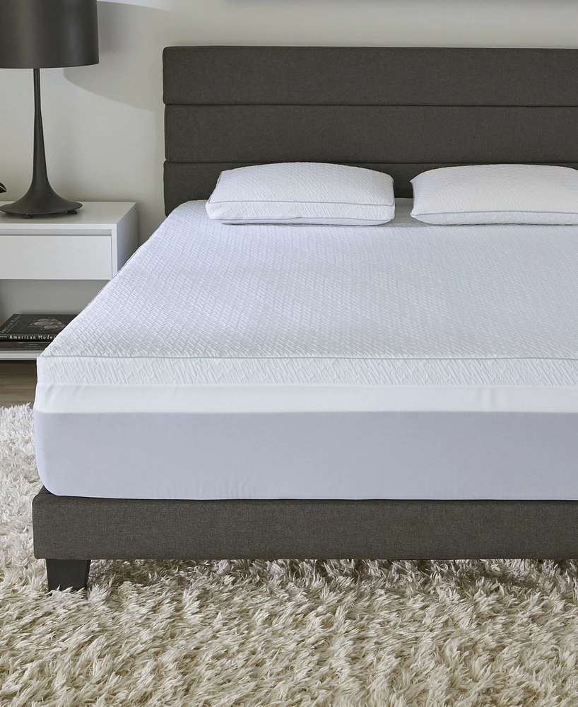 Comfort Tech 2" Convoluted Tranquility Foam Mattress Topper, Twin Xl