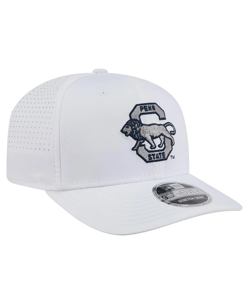New Era Men's White Penn State Nittany Lions Perform Vault 9SEVENTY Stretch-Snap Hat