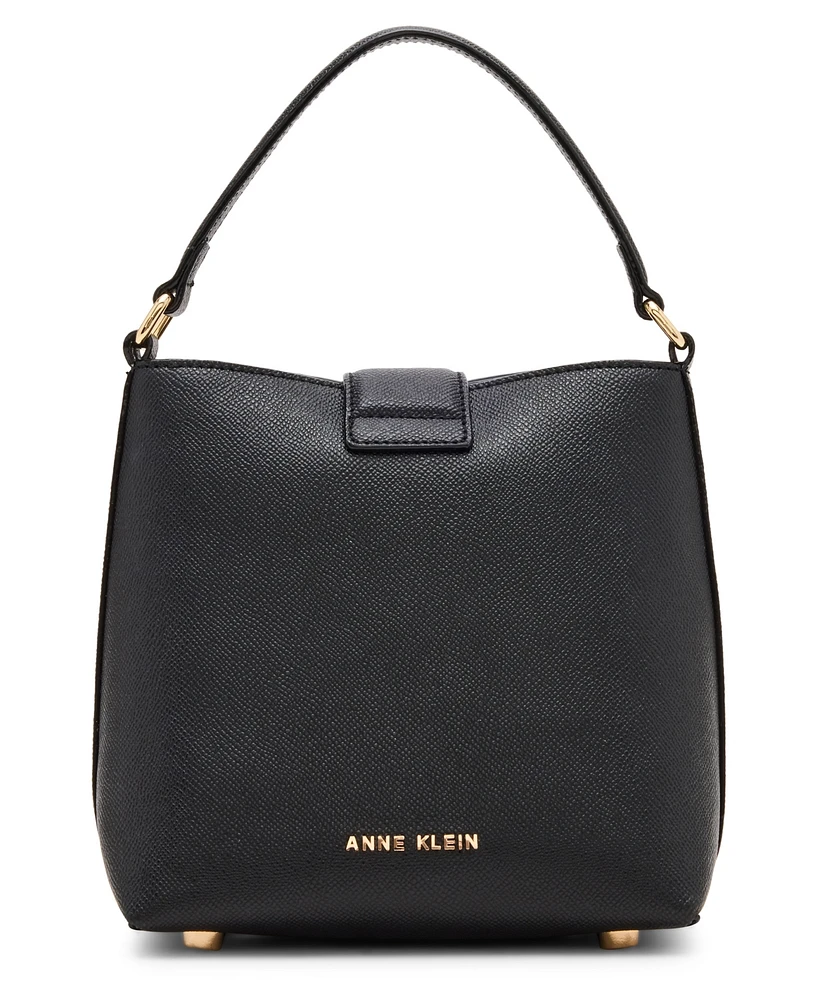 Anne Klein Covered Buckle Mini Bucket Bag