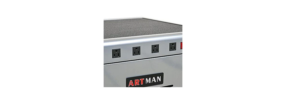 Mobile Charging Cart and Cabinet for Tablets Laptops 35-Device
