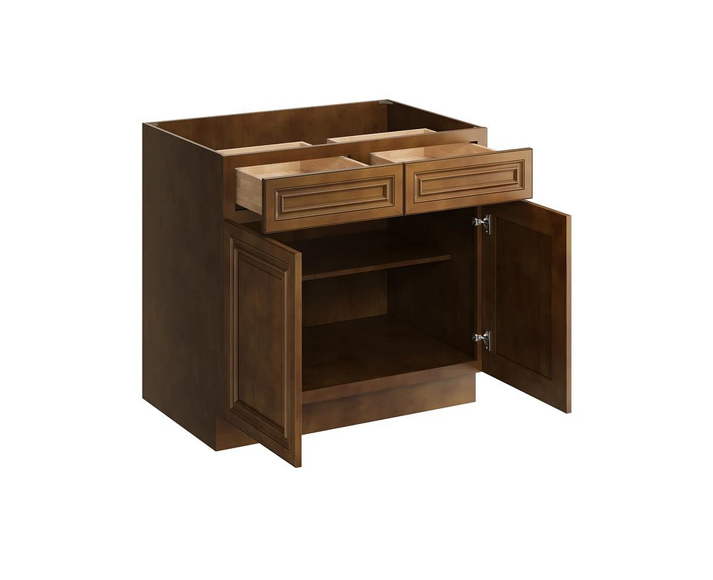 Casainc W36" X H34.5" D24" Ready to Assemble Floor Base Kitchen Cabinet